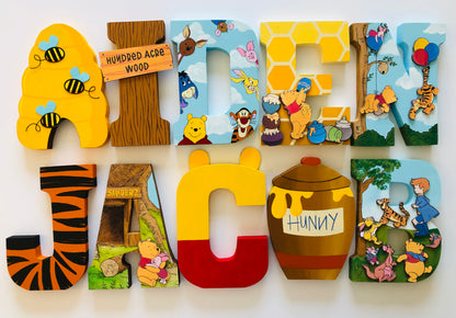 Winnie the Pooh Honey Pot Wood Decor