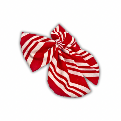 Christmas Peppermint Hair Bow